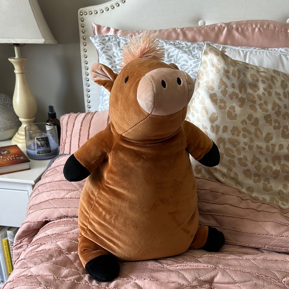 Plush Brown Horse Toy